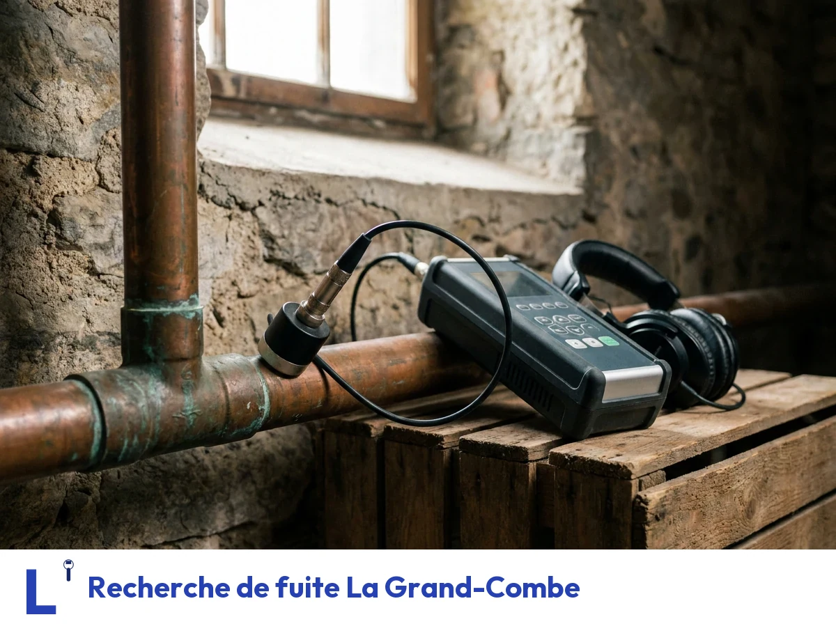 Recherche de fuite à La Grand-Combe
