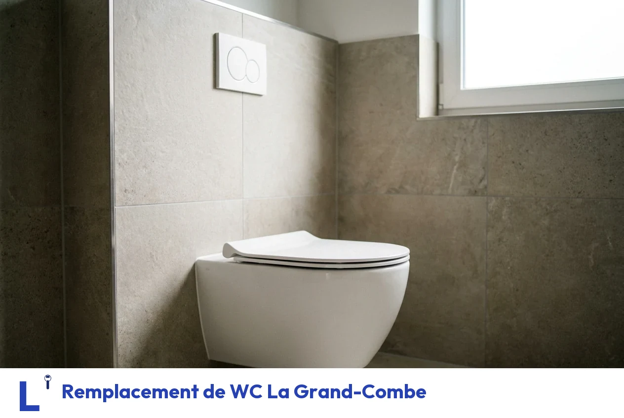 Remplacement de WC à La Grand-Combe