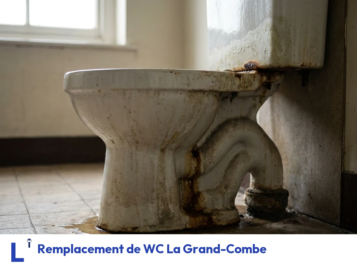 Remplacement de WC à La Grand-Combe