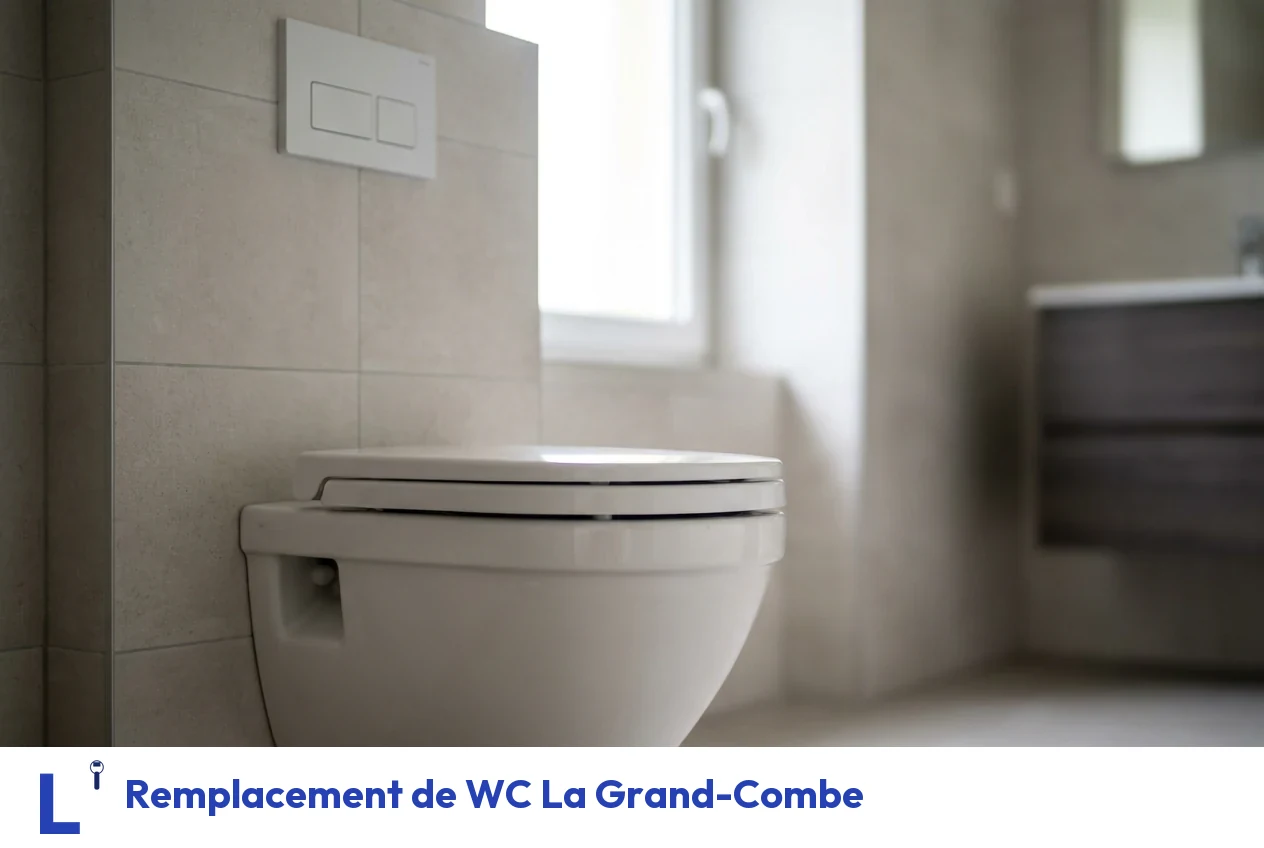 Remplacement de WC à La Grand-Combe