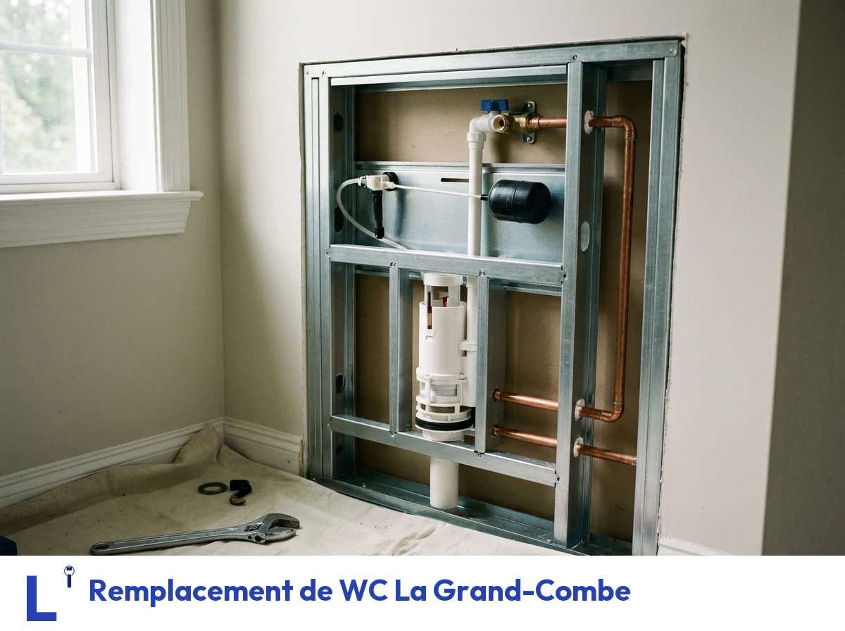 Remplacement de WC à La Grand-Combe
