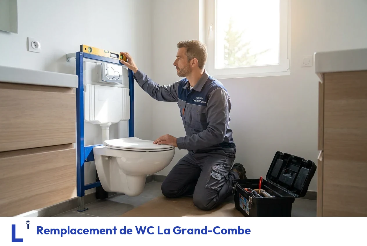 Remplacement de WC à La Grand-Combe